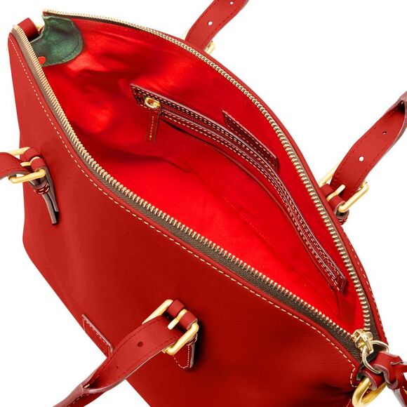 Dooney & Bourke Florentine Domed Satchel - Red - Picture 3 of 4